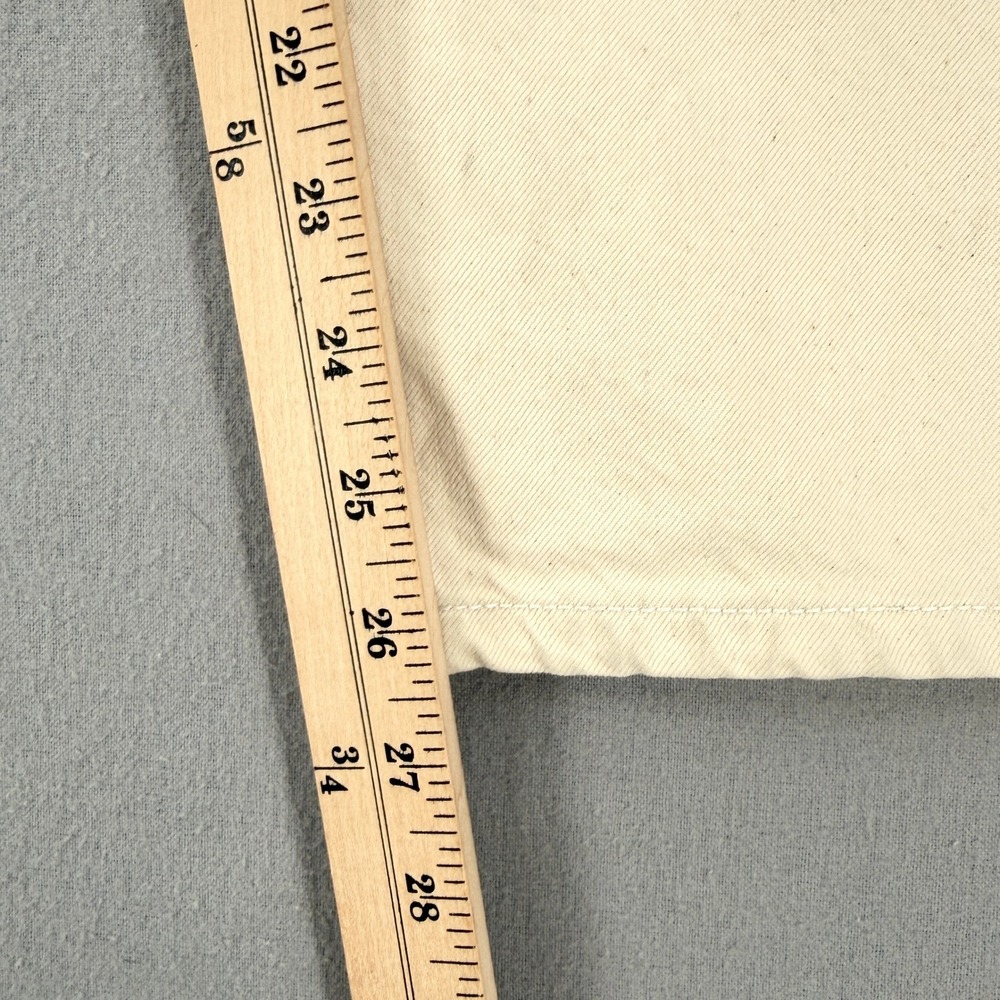 RUDY JUDE Adult Lace Back Big Jean Size 1 Cream Organic Cotton Barrel - Picture 12 of 16